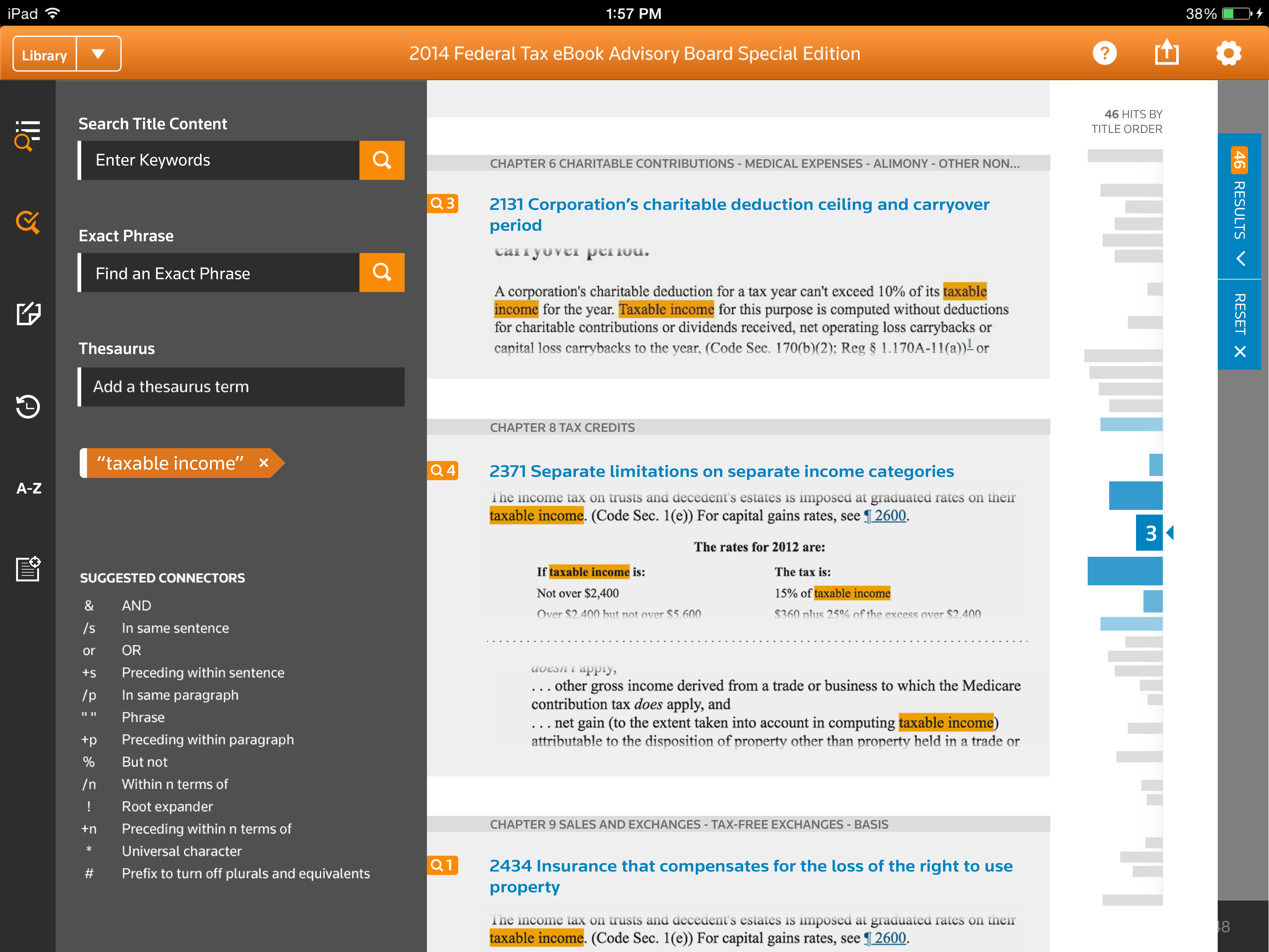 Advanced navigation and search in ProView